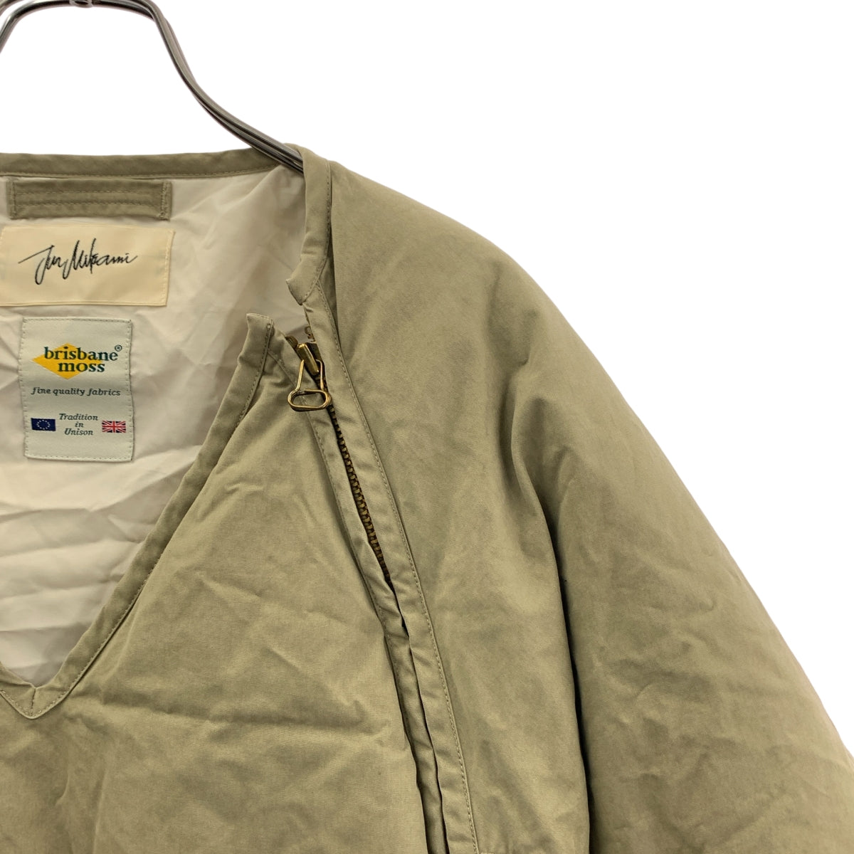 JUN MIKAMI / ジュンミカミ | × Brisbane Moss ダウンジャケット / フード着脱可 |