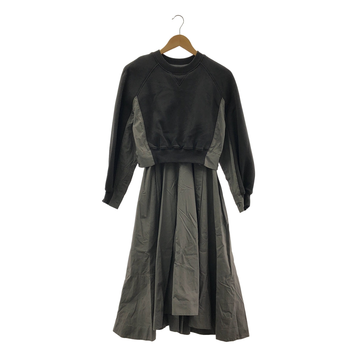 3.1 Phillip Lim / 쓰리원 필립 림 | 코튼 스웨트 셔츠 원피스 | XS |