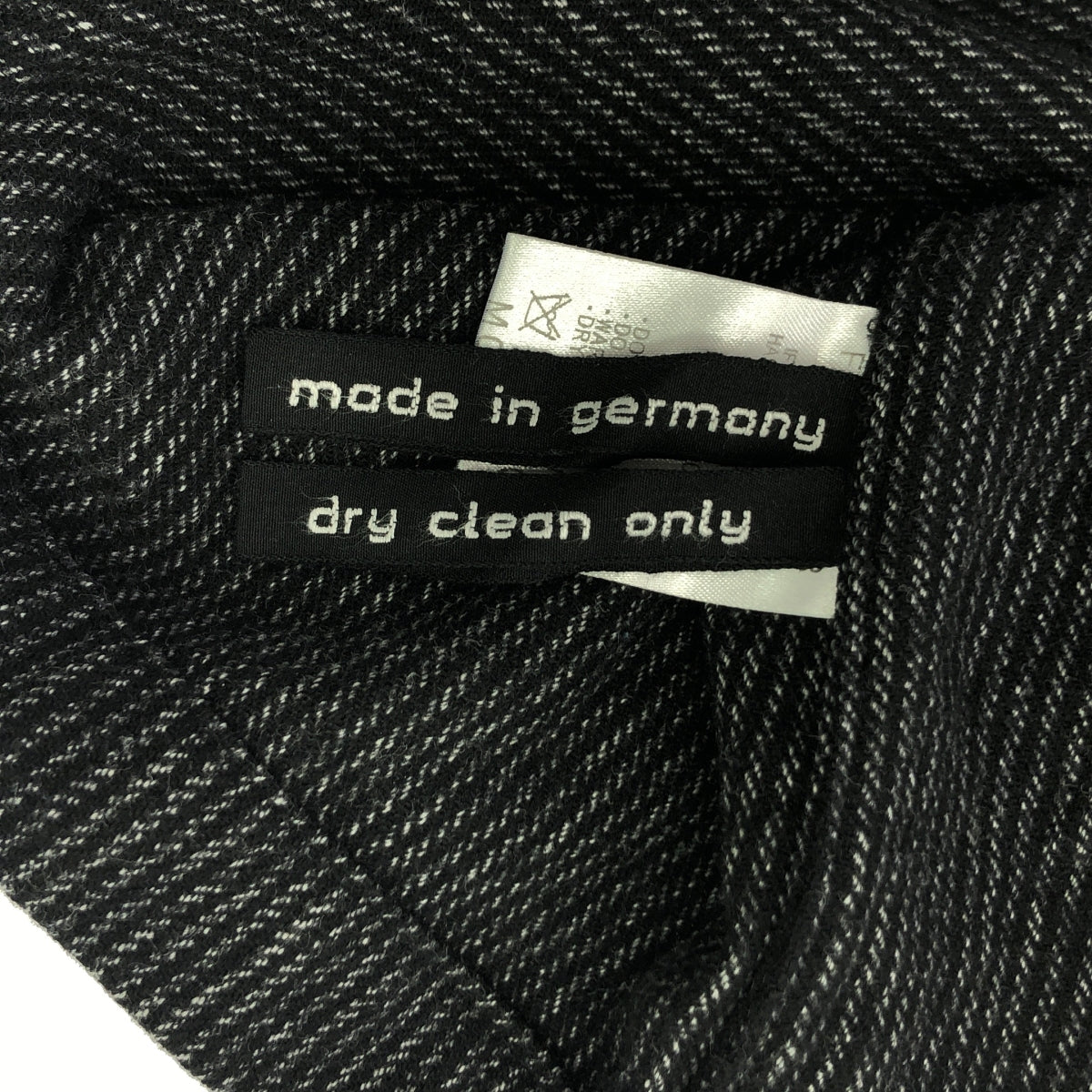 FRANK LEDER / フランクリーダー | ウール ストライプ ベスト | M | ブラック / グレー | メンズ