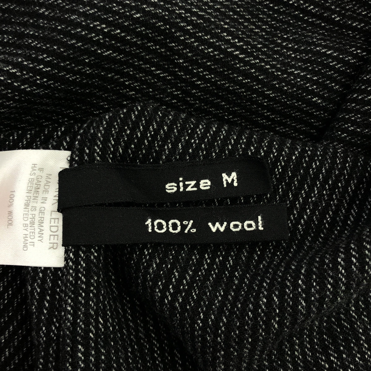 FRANK LEDER / フランクリーダー | ウール ストライプ ベスト | M | ブラック / グレー | メンズ