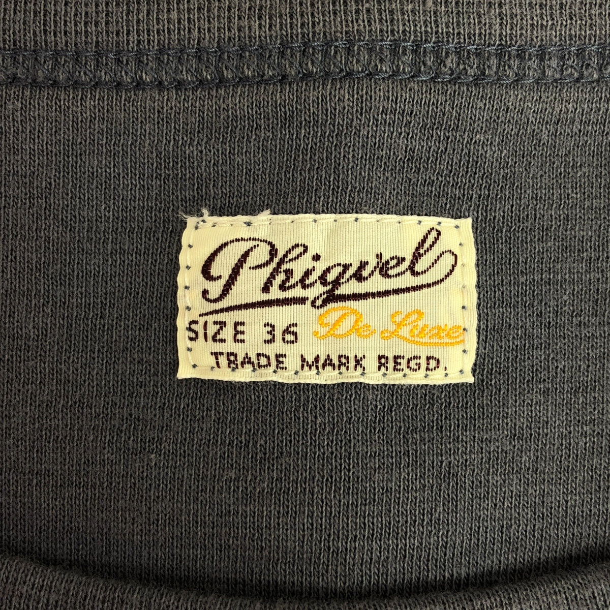 PHIGVEL / フィグベル | OLD ATHLETIC S/S TOP  オールドアスレチックトップ カットソー | 1 | ブルーグレー | メンズ