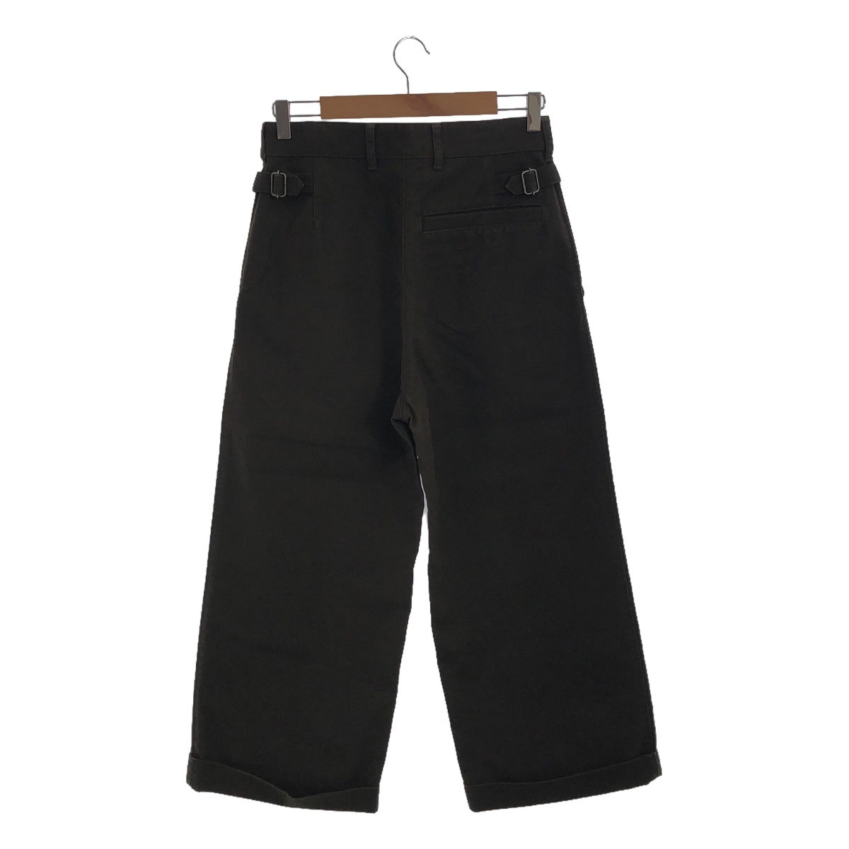 MHL. / MHL Margaret Howell | Double adjuster wide slacks pants | 2 | Olive | Women's