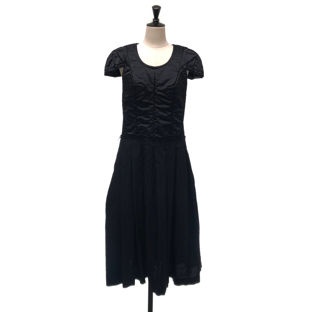 COMME des GARCONS / コムデギャルソン | 2017AW | ポリエステル 製品加工 変形 断ち切り ドレス ワンピース | XS | レディース