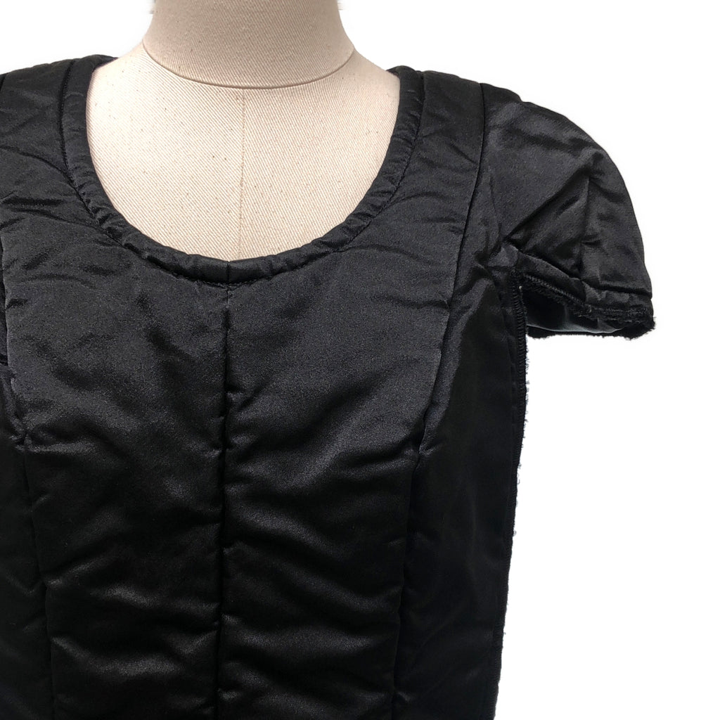 COMME des GARCONS / コムデギャルソン | 2017AW | ポリエステル 製品加工 変形 断ち切り ドレス ワンピース | XS | レディース