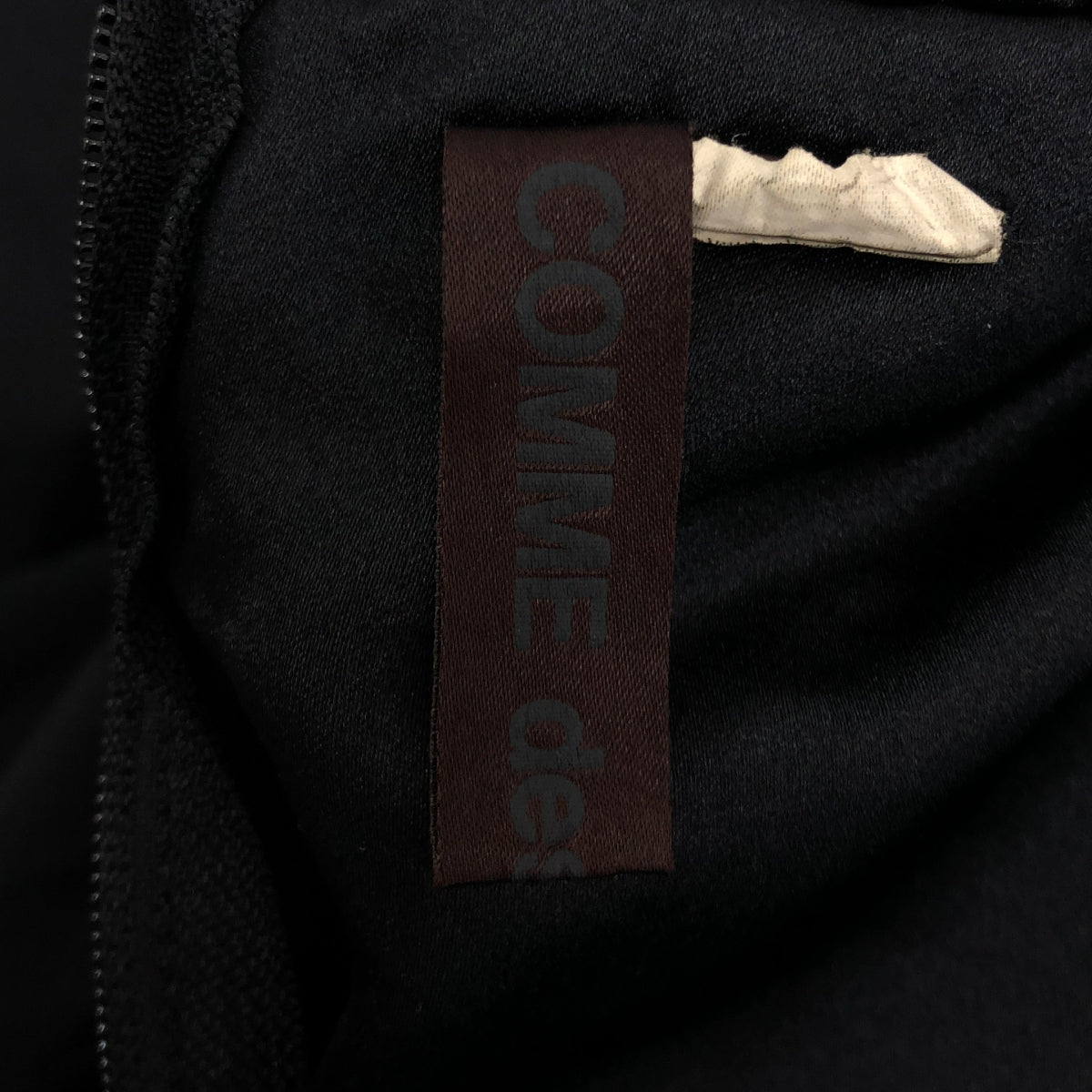 COMME des GARCONS / コムデギャルソン | 2017AW | ポリエステル 製品加工 変形 断ち切り ドレス ワンピース | XS | レディース