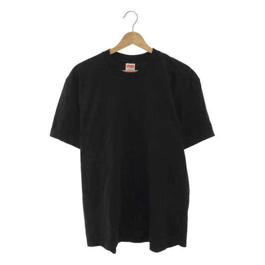 SUPREME | Solid T-shirt Crew neck solid T-shirt | L | Black | Men's