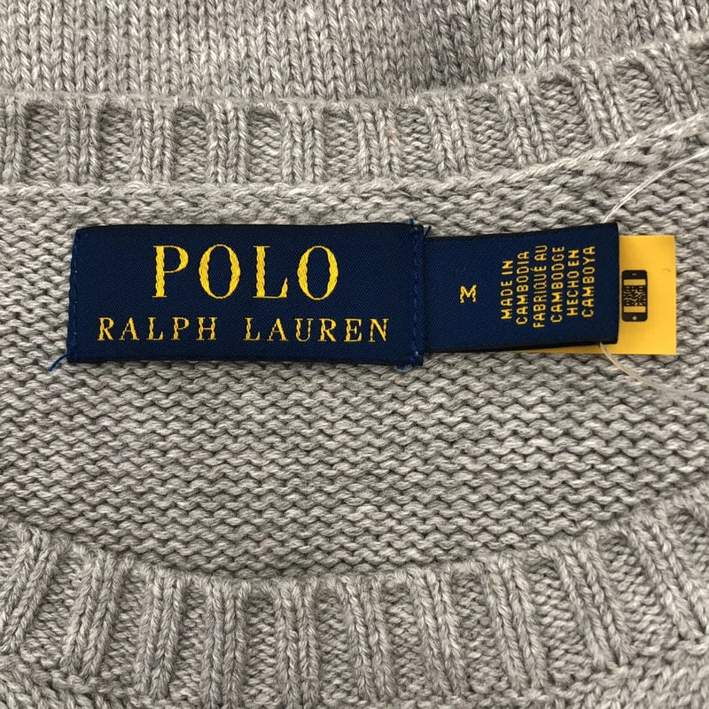 POLO RALPH LAUREN / 폴로 랄프 로렌 | 코튼 크루넥 니트 스웨터 | M | 남성