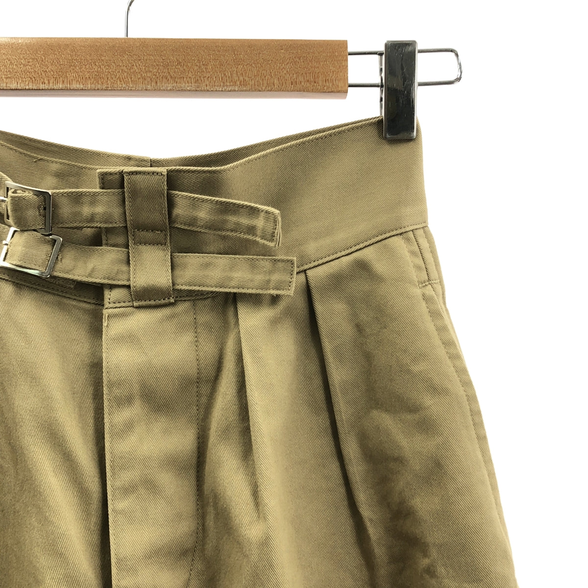 LENO / 리노 | 더블 벨티드 그루카 반바지 | 0 | 남성