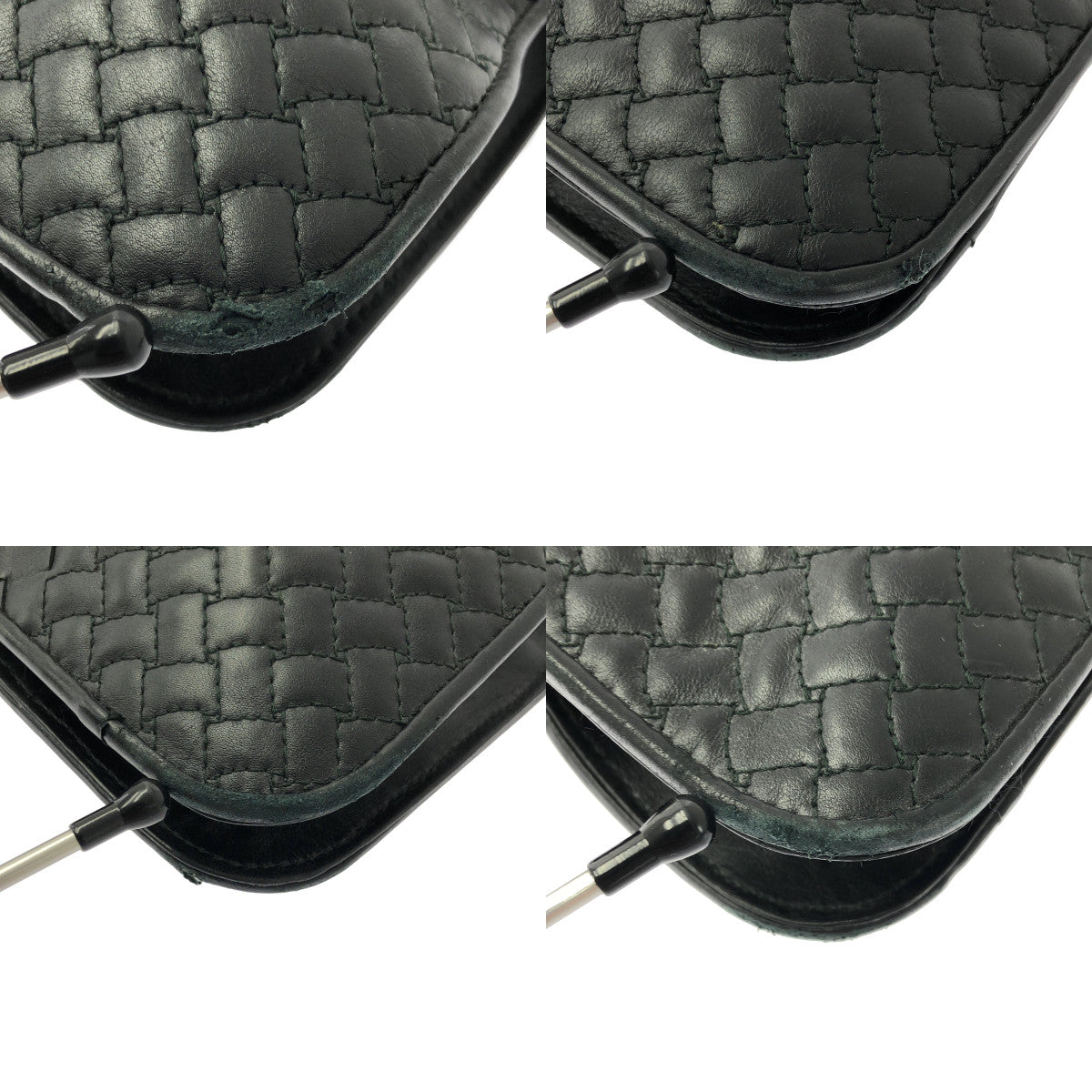 BOTTEGA VENETA / ボッテガヴェネタ | イントレチャート レザー ブリーフケース ビジネスバッグ | ブラック | メンズ