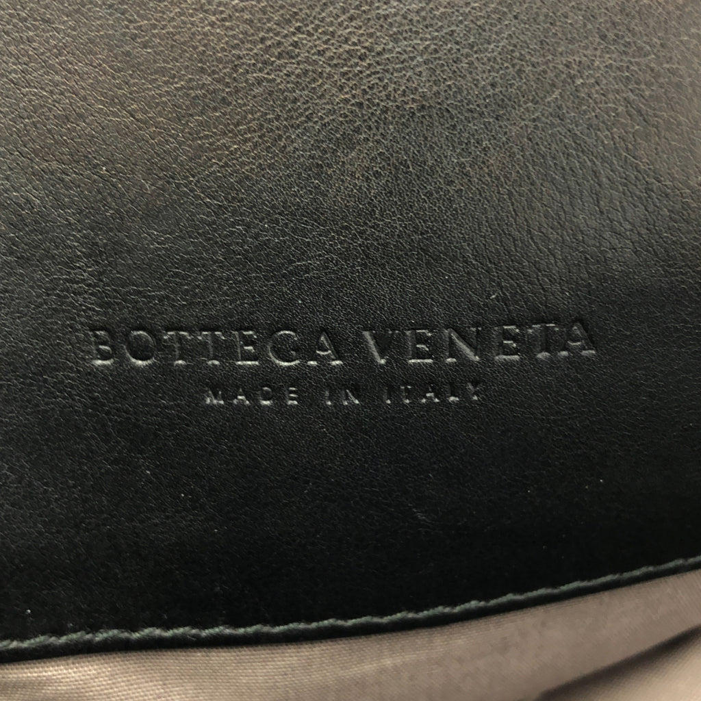 BOTTEGA VENETA / ボッテガヴェネタ | イントレチャート レザー ブリーフケース ビジネスバッグ | ブラック | メンズ