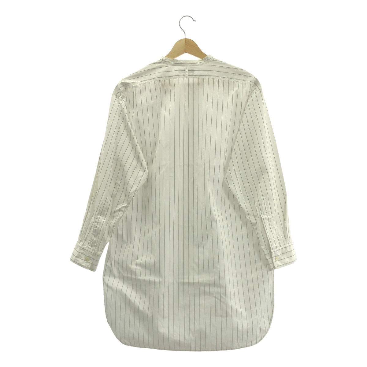 MARGARET HOWELL / マーガレットハウエル | コットン バンドカラー シャツ ブラウス | 1 | レディース