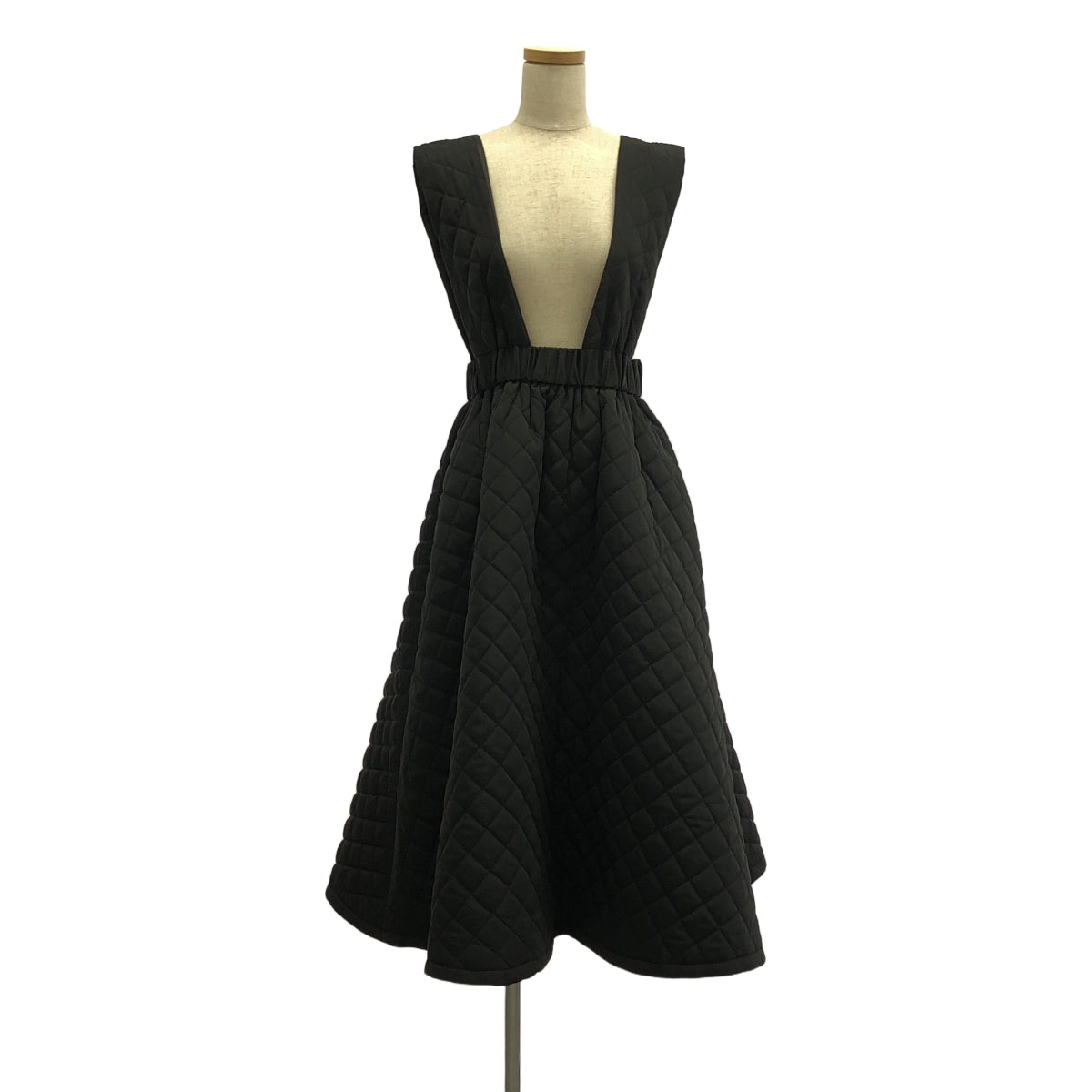 rosymonster / ロージーモンスター | キルティング ワンピース | F | ブラック | レディース