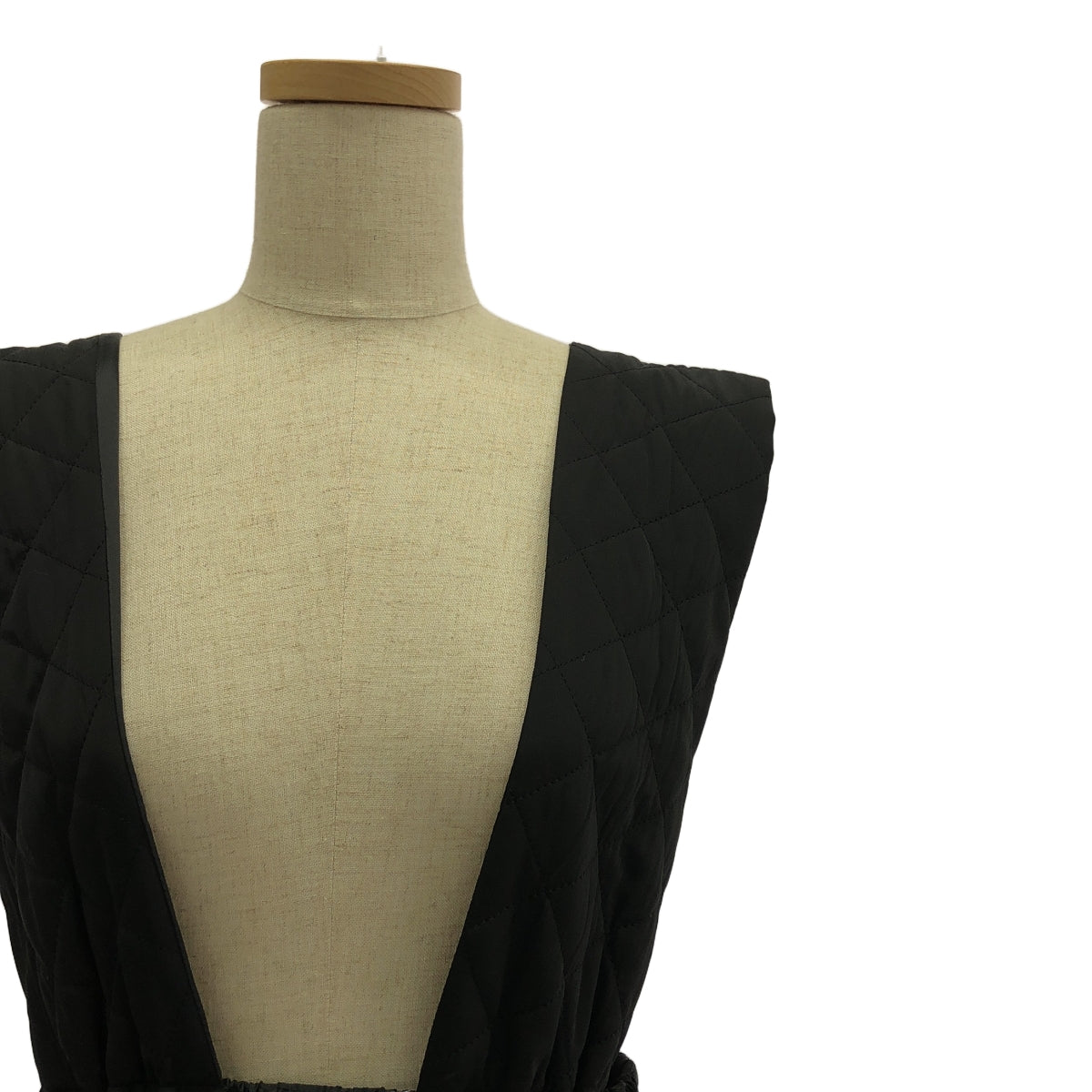 rosymonster / ロージーモンスター | キルティング ワンピース | F | ブラック | レディース