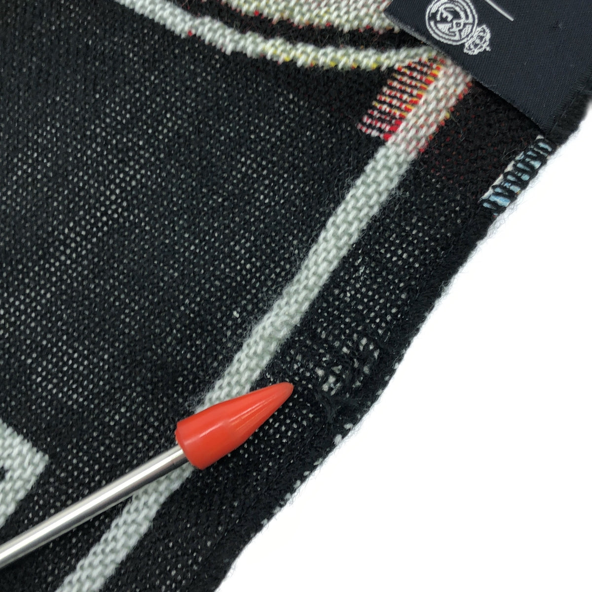 REAL MADRID / レアルマドリード | オフィシャル フリンジ ロゴ サッカーマフラー | マルチカラー | メンズ