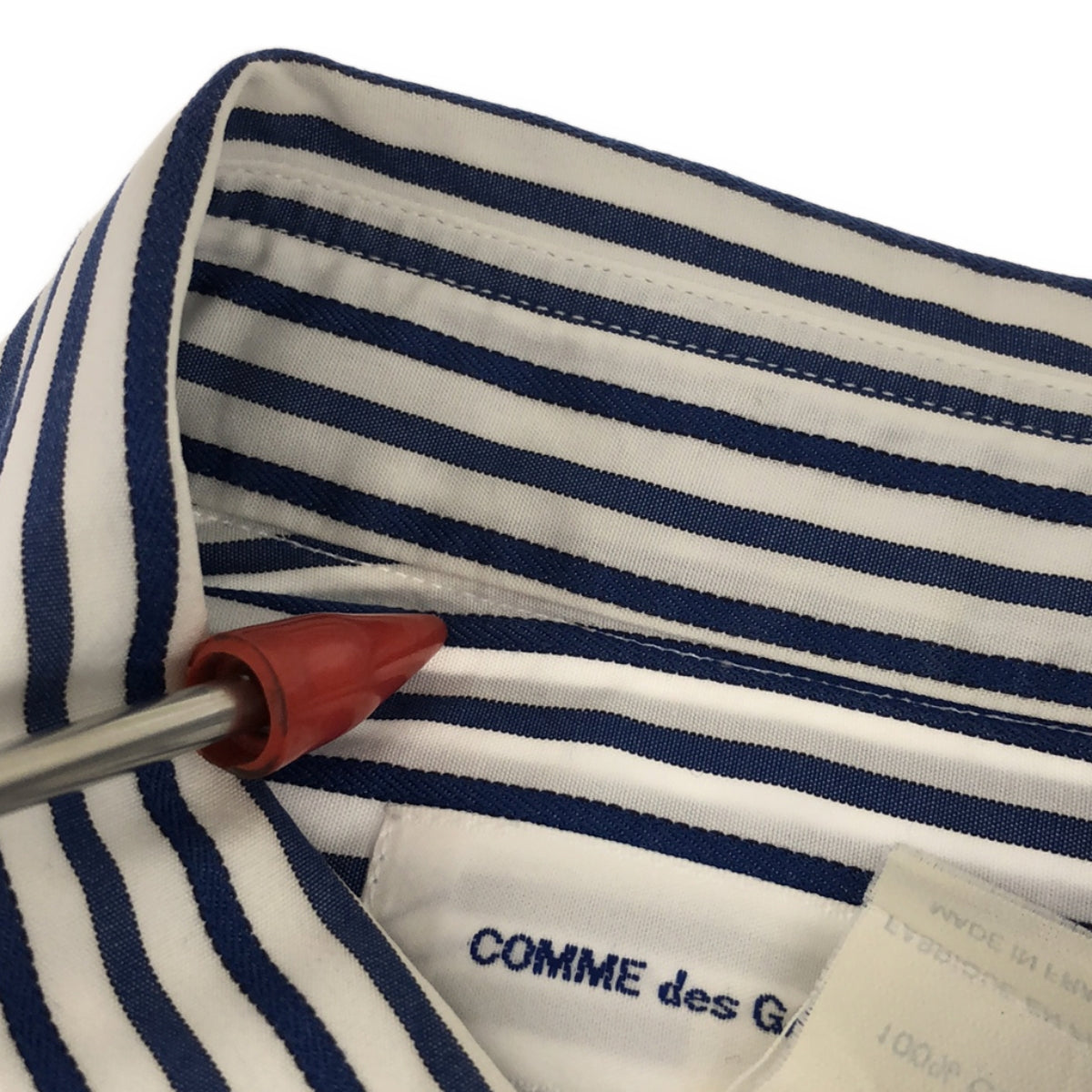 COMME des GARCONS SHIRT / コムデギャルソンシャツ | コットン ボーダー ストライプ 切替 ボタンダウンシャツ | – KLD