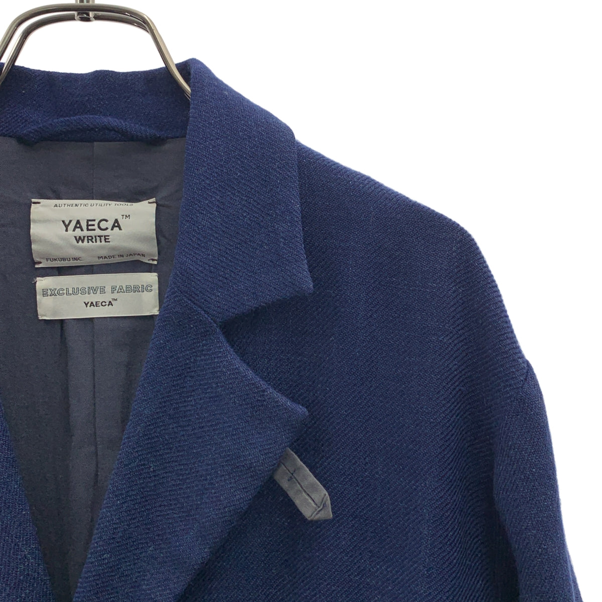 YAECA WRITE / ヤエカライト | ウール リネン アトリエ ショップコート
