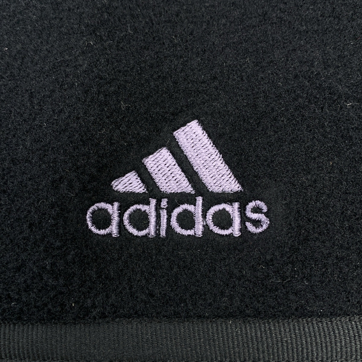 【미품】 adidas / 아디다스 | 로고 양털 지퍼 오버코트 후디 / 퀼팅 총 안감 | L | 블랙 | 남성