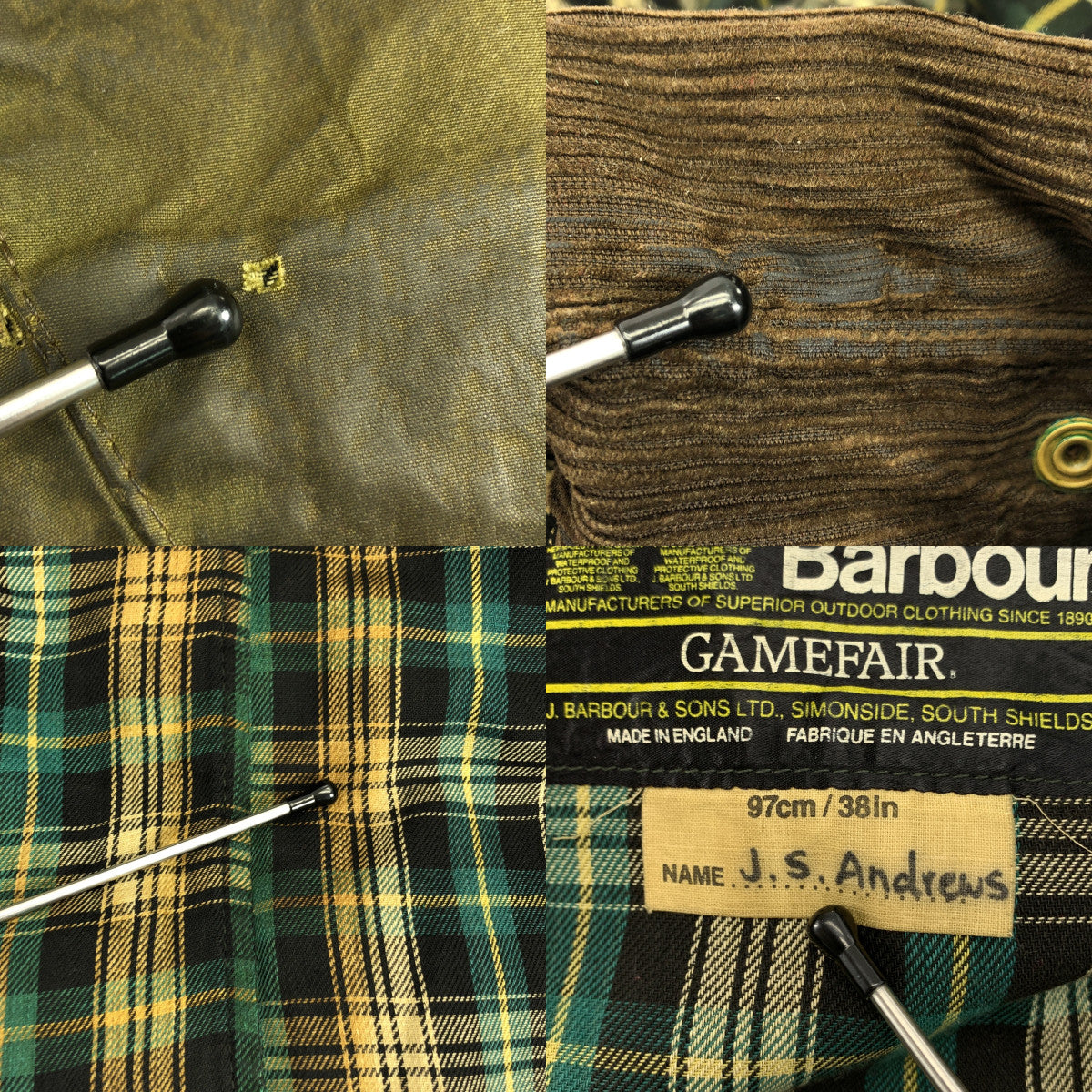 Barbour / バブアー | 1980s Gamefair ゲームフェア フード付き ジャケット |