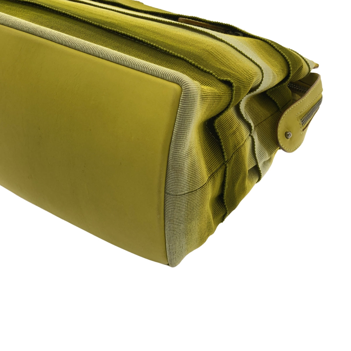 【미품】 Salvatore Ferragamo / 살바토레 페라가모 | 그라데이션 그로그란 체인 핸들 토트 백 / 로고 총 안감 | 옐로우 계 |