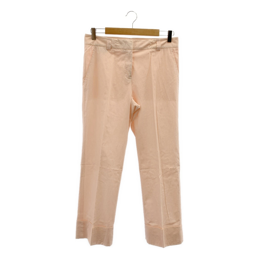 JIL SANDER / 질산더 | by RAF SIMONS / 코튼 스트라이프 롤업 팬츠 | 36 | 핑크 | 여성