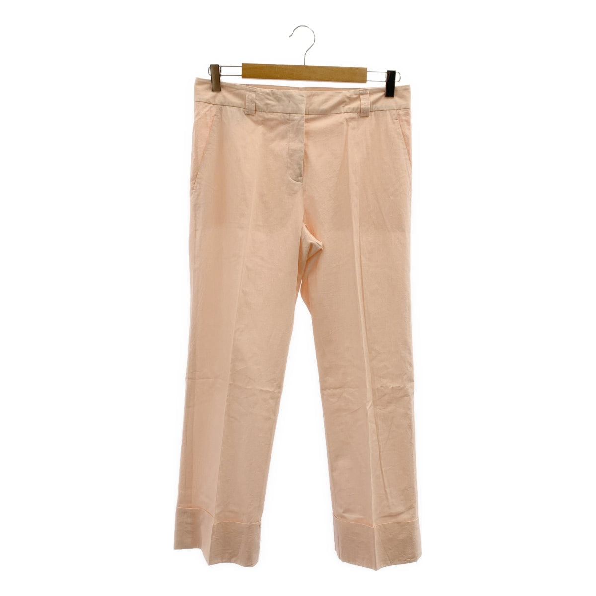 JIL SANDER / 질산더 | by RAF SIMONS / 코튼 스트라이프 롤업 팬츠 | 36 | 핑크 | 여성