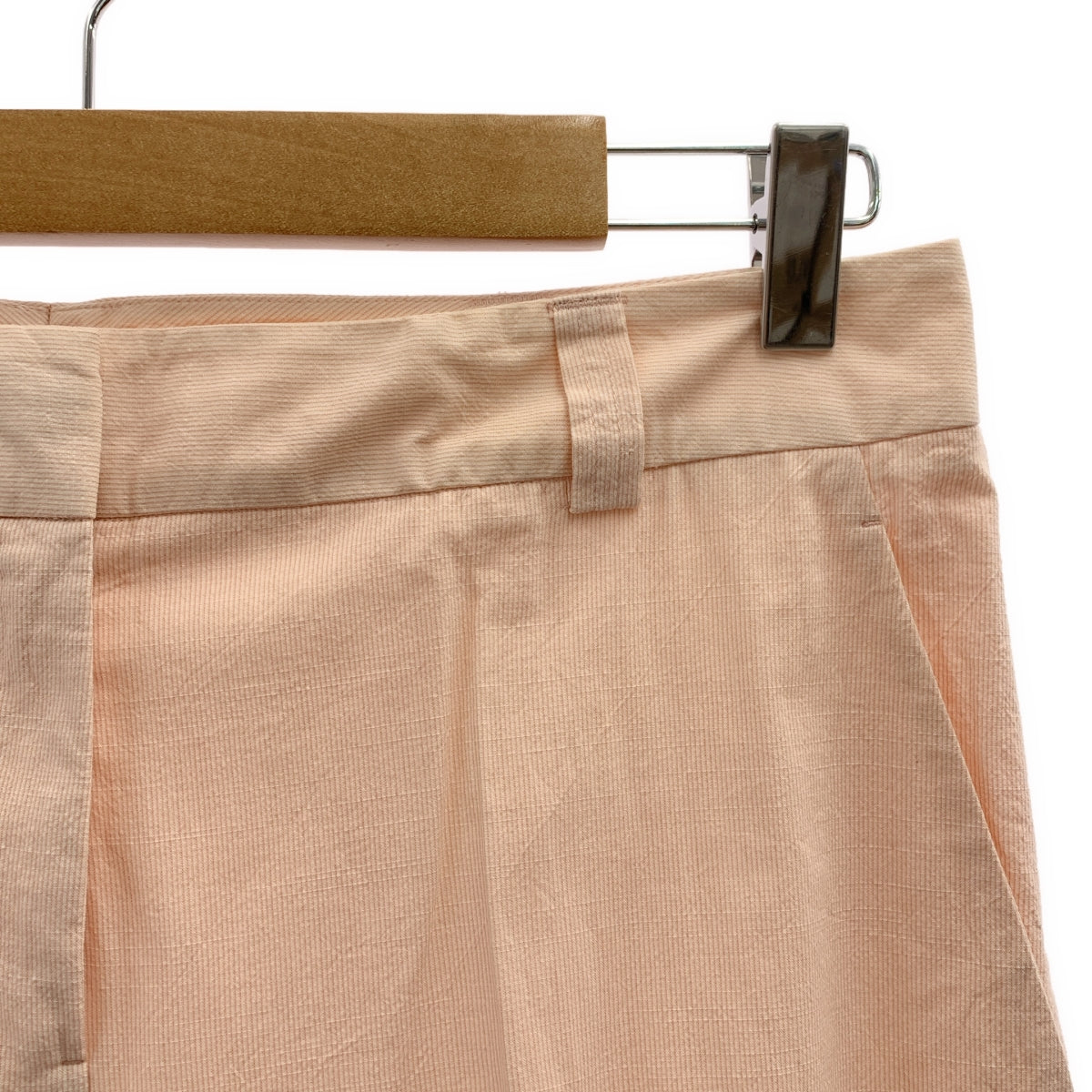 JIL SANDER / 질산더 | by RAF SIMONS / 코튼 스트라이프 롤업 팬츠 | 36 | 핑크 | 여성