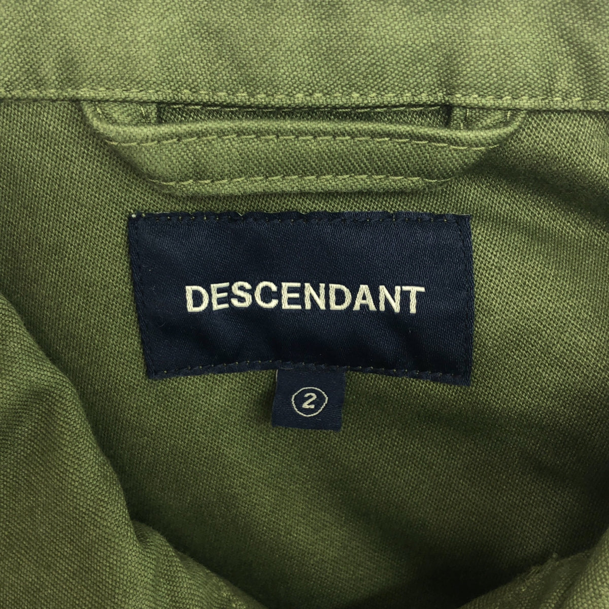 DESCENDANT / 디센던트 | 유틸리티 군사 셔츠 재킷 | 2 | 카키 | 남성