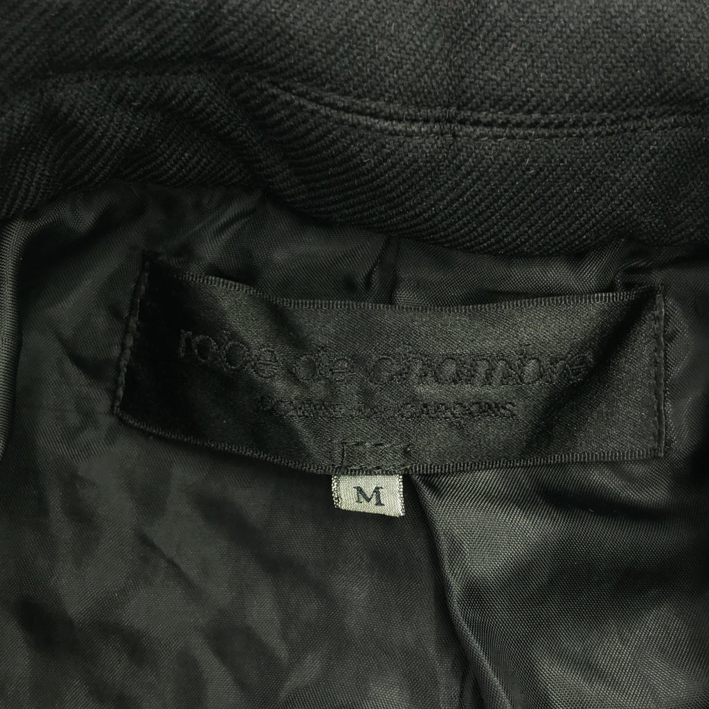 robe de chambre COMME des GARCONS / ローブドシャンブルコムデギャルソン | 2004AW | 特殊加工 チェスターコート | M | ブラック | レディース