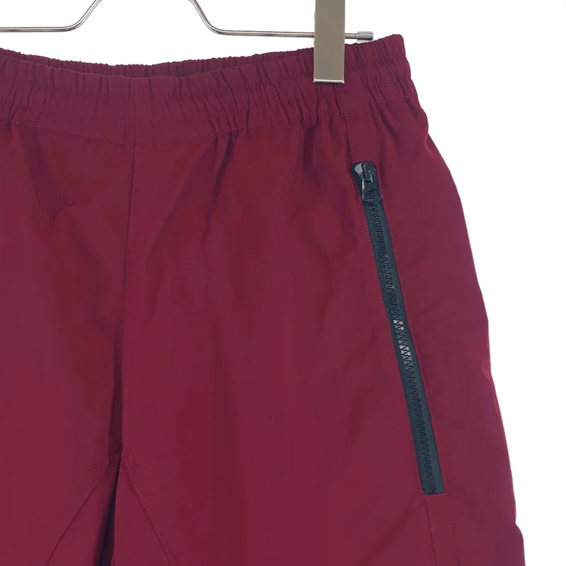 【美品】  DRIES VAN NOTEN / ドリスヴァンノッテン | ジップポケット ドローストリング イージーパンツ | 44 | ボルドー | メンズ