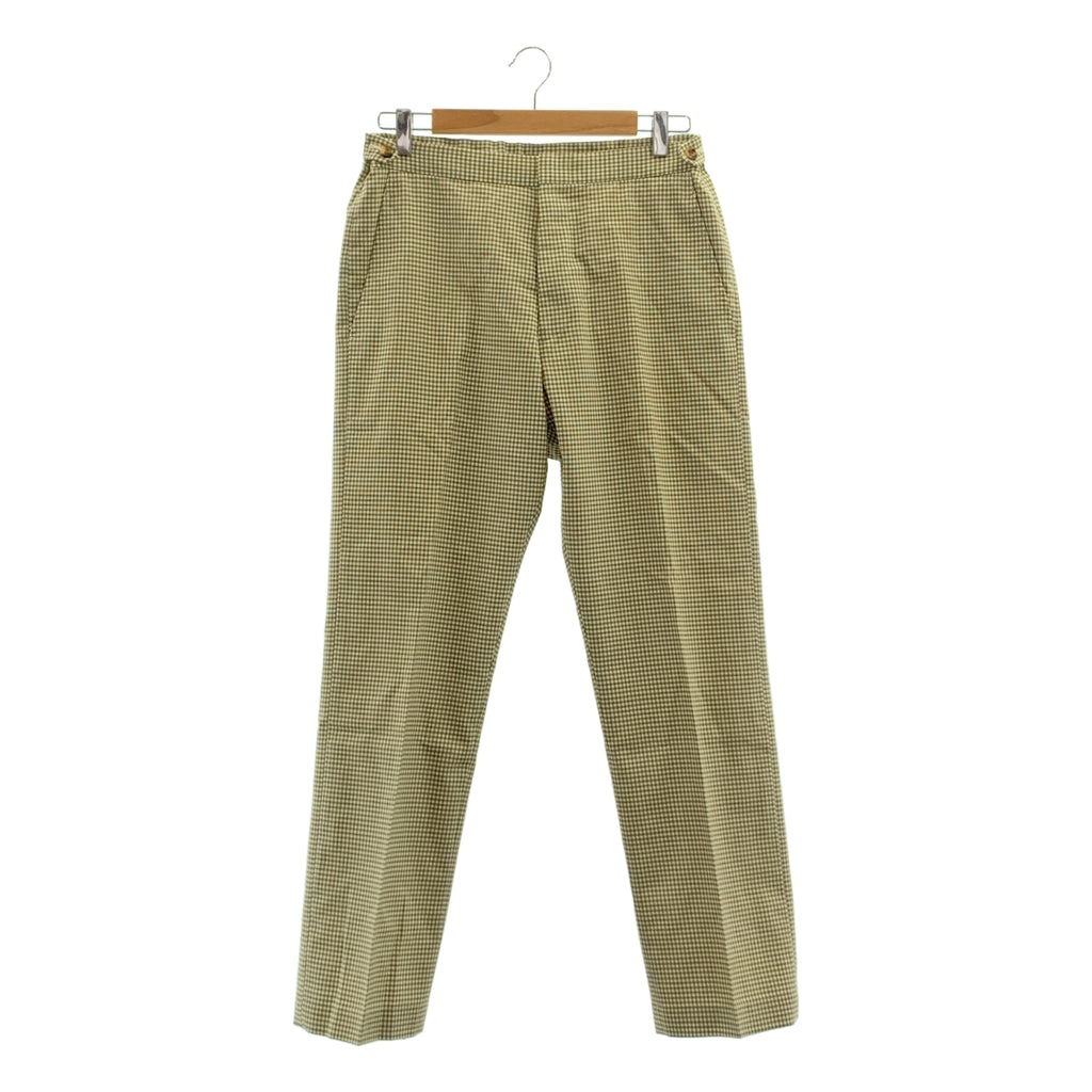COMME des GARCONS HOMME PLUS / コムデギャルソンオムプリュス | 2002SS | ポリエステル ウール チェック スラックス | L | メンズ