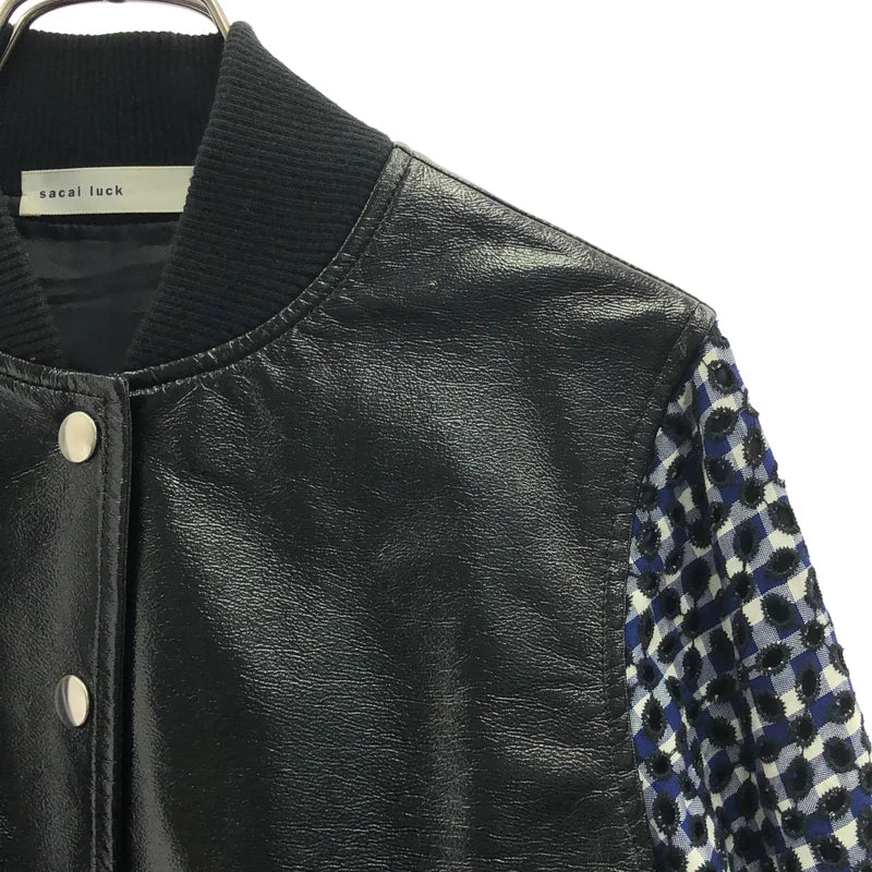 サカイラック　sacai luck レースジャケット　新品同様 sacai luck（サカイラック）その他 黒 サイズ:2(M位) レディース