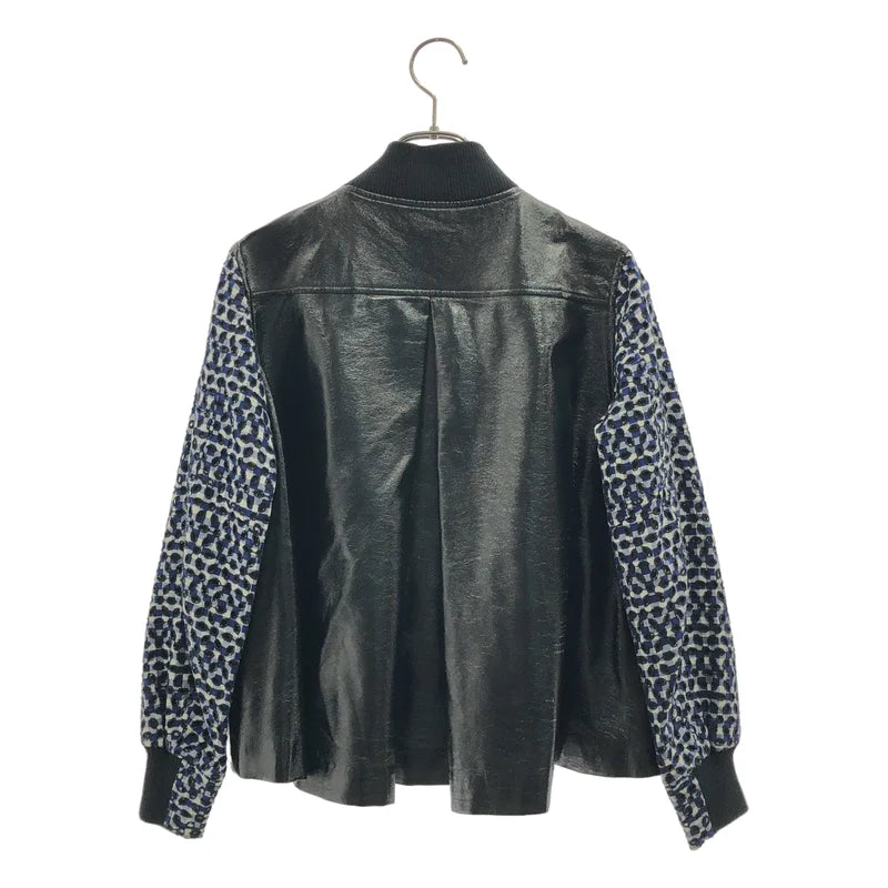 サカイラック　sacai luck レースジャケット　新品同様 sacai luck / サカイラック | パンチングスリーブ ジャケット ブルゾン