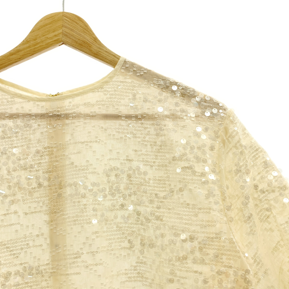 JOURNAL STANDARD L'ESSAGE / 저널 스탠다드 레서지 | 2024SS | × AYAKANEKO / 가네코 아야 스팽글 JQ 블라우스 | F | 여성