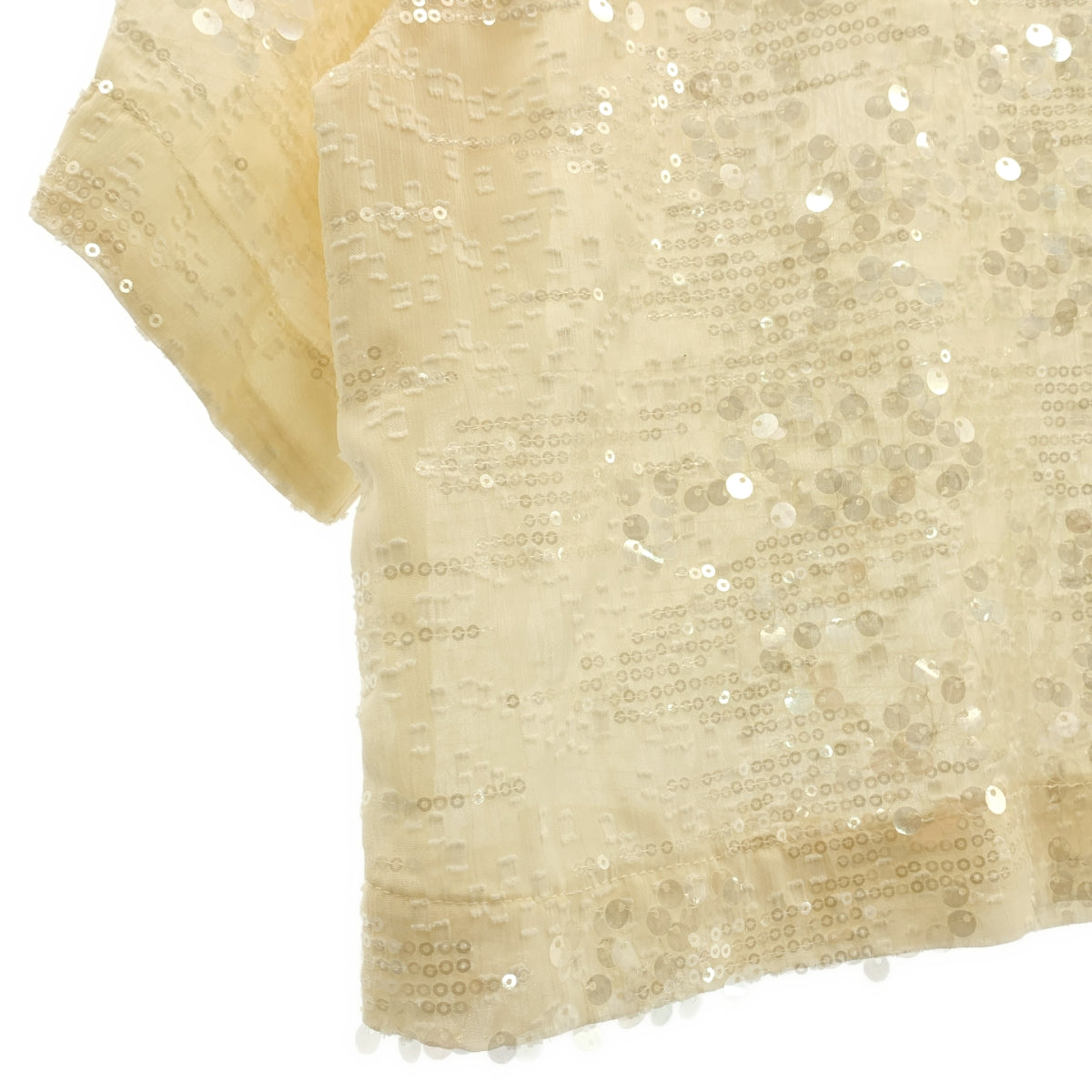 JOURNAL STANDARD L'ESSAGE / 저널 스탠다드 레서지 | 2024SS | × AYAKANEKO / 가네코 아야 스팽글 JQ 블라우스 | F | 여성