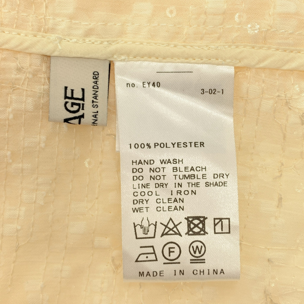 JOURNAL STANDARD L'ESSAGE / 저널 스탠다드 레서지 | 2024SS | × AYAKANEKO / 가네코 아야 스팽글 JQ 블라우스 | F | 여성