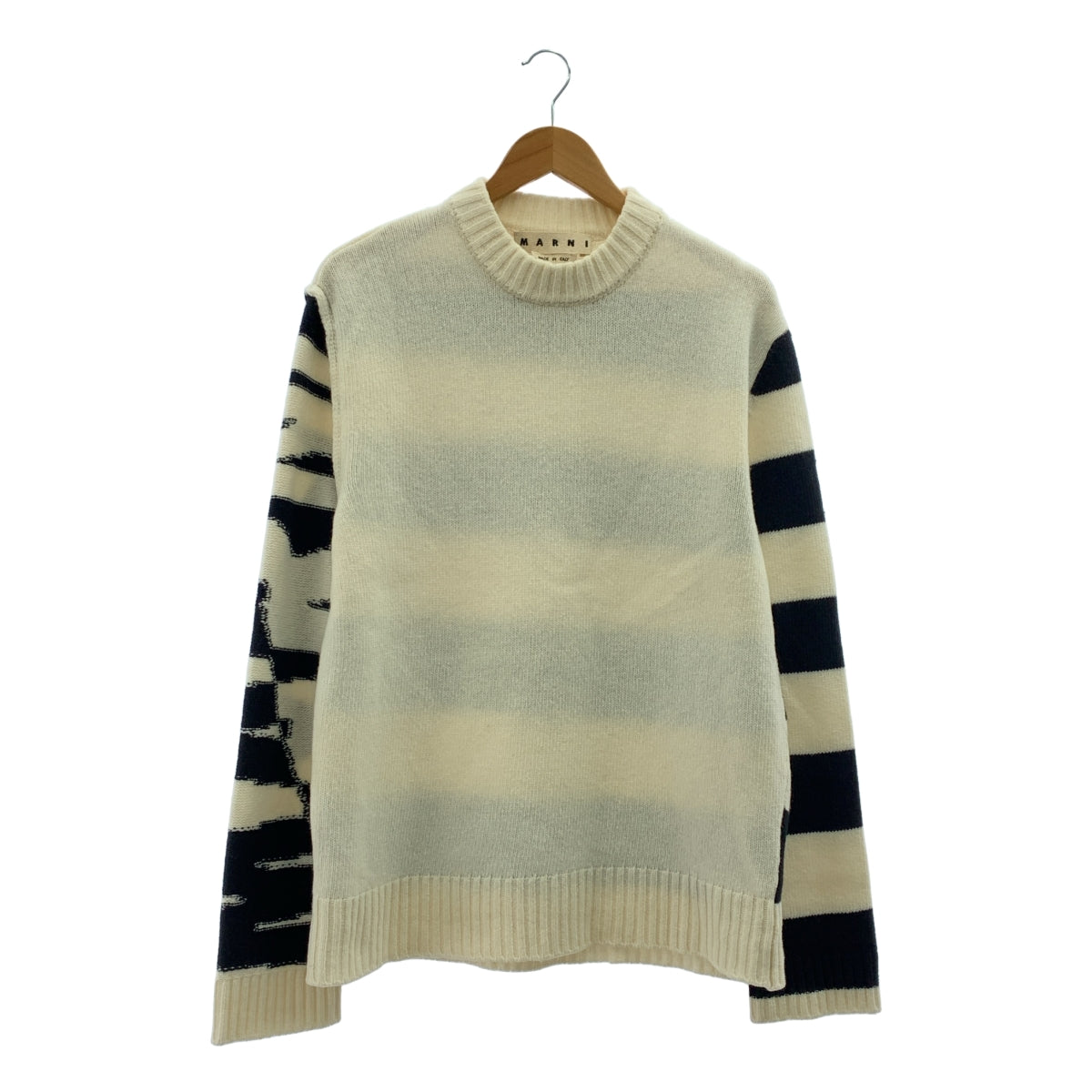 MARNI / 마르니 | 2021AW | 울 테두리 크루넥 니트 | 46 | 남성