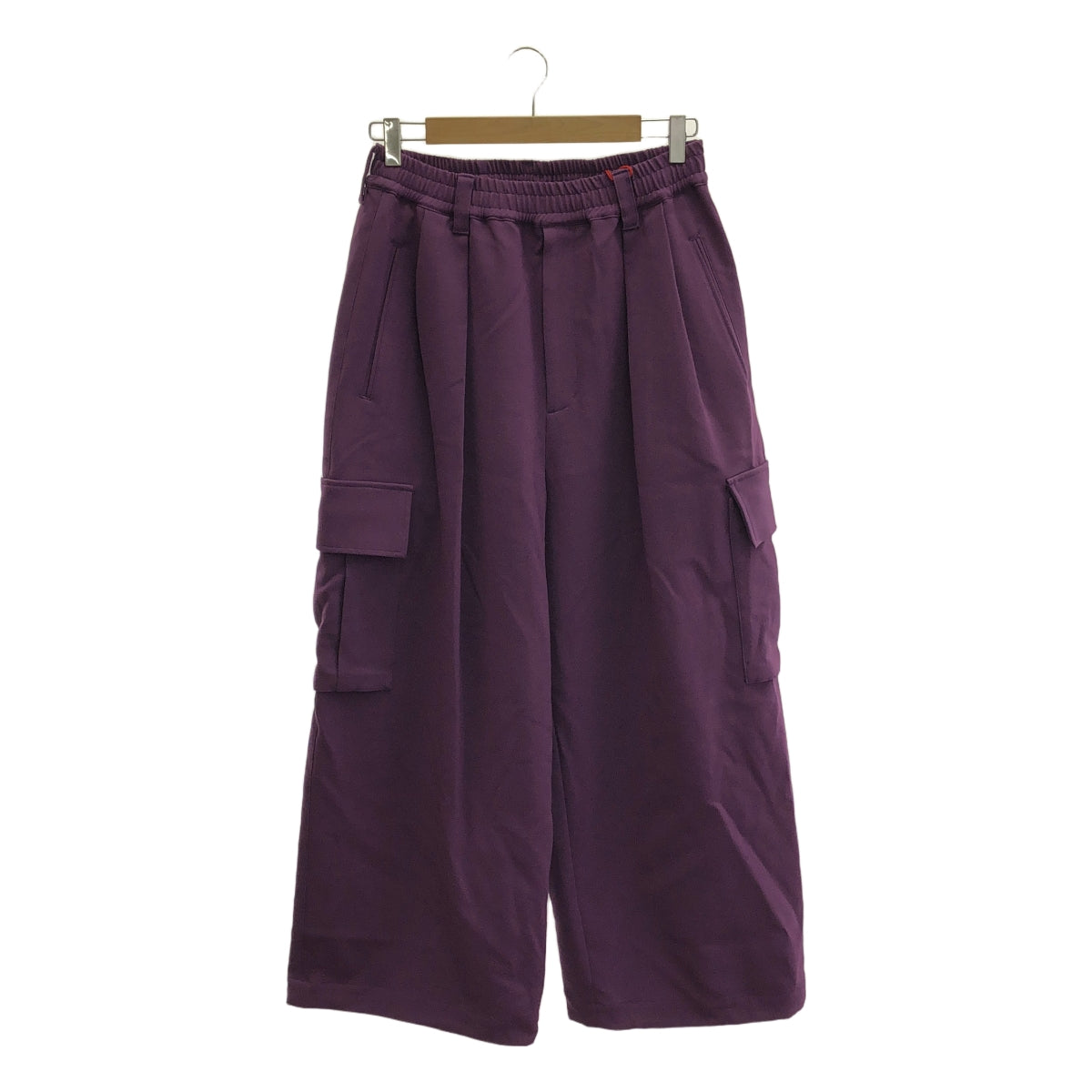 【新品】  Maison Special / メゾンスペシャル | スポンジッシュプライム ワイド カーゴパンツ | 00 | パープル | レディース
