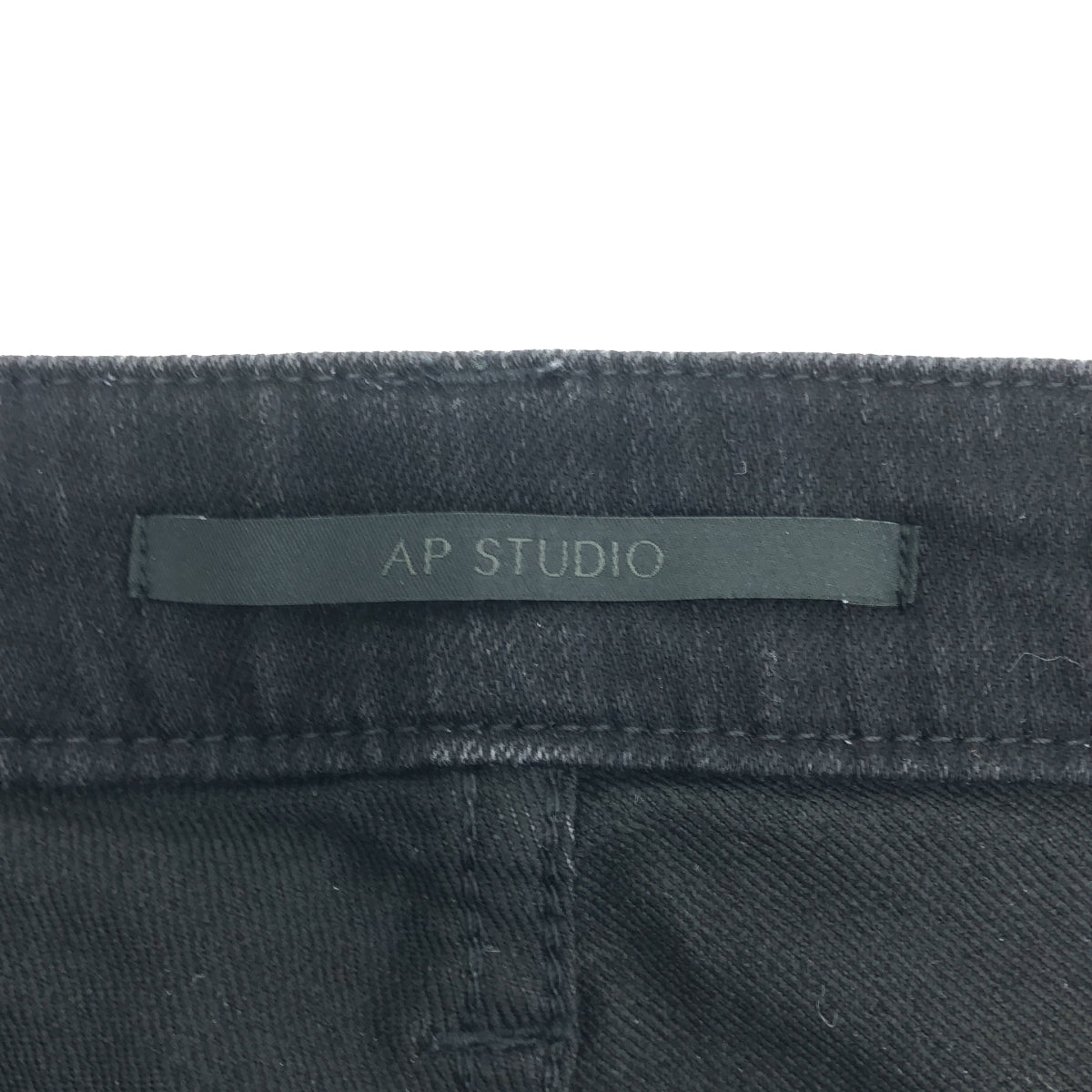 [類似新品] AP STUDIO | 2020 春夏 | 剪裁喇叭牛仔褲 | 34 號 | 黑色 | 女款