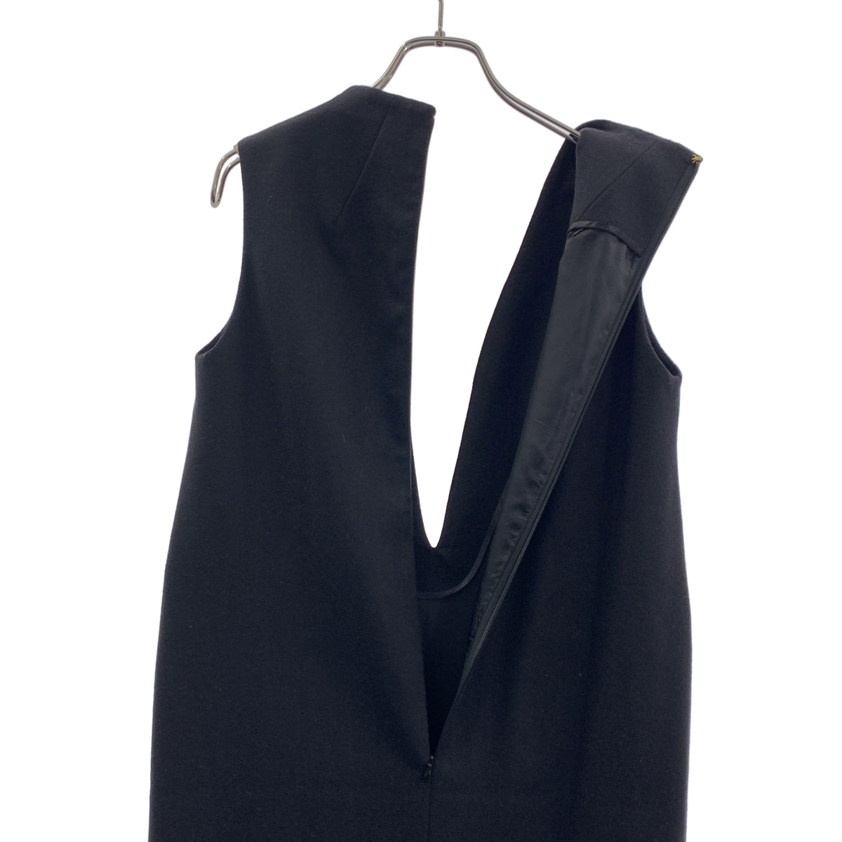 Mame Kurogouchi / マメクロゴウチ | ウール Vネック ノースリーブ ワンピース | 1 | レディース