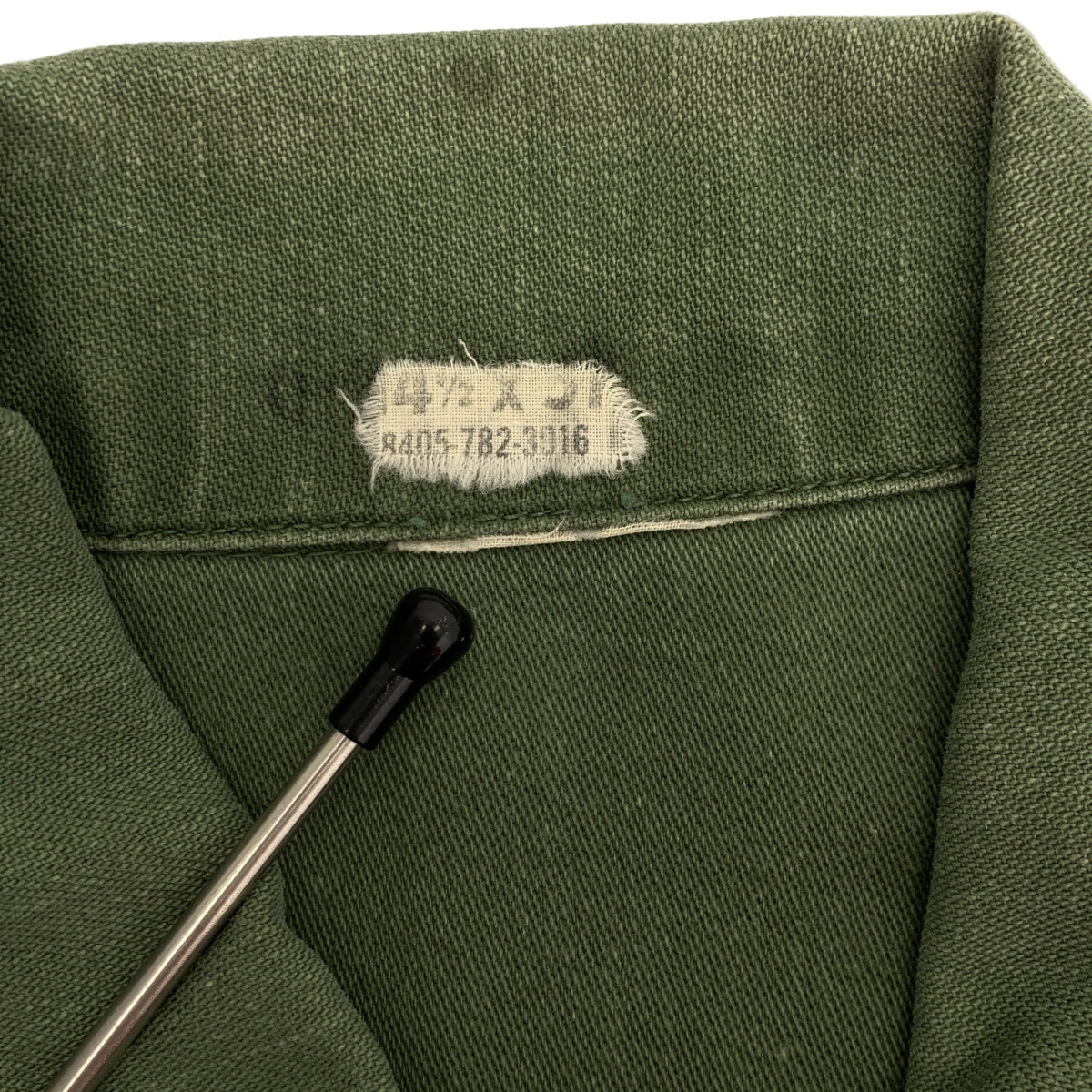 VINTAGE / 빈티지 헌 옷 | USARMY 미군 OG-107 코튼 새틴 밀리터리 유틸리티 셔츠 |