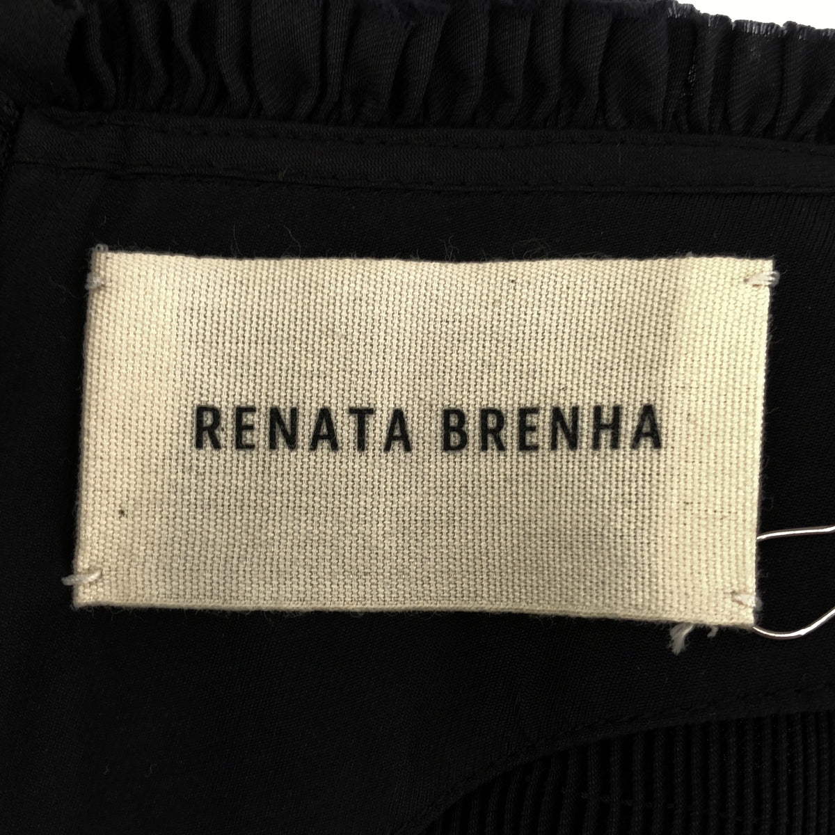 [New] RENATA BRENHA | Waist frill pleated gathered skirt | S | Black | Women's