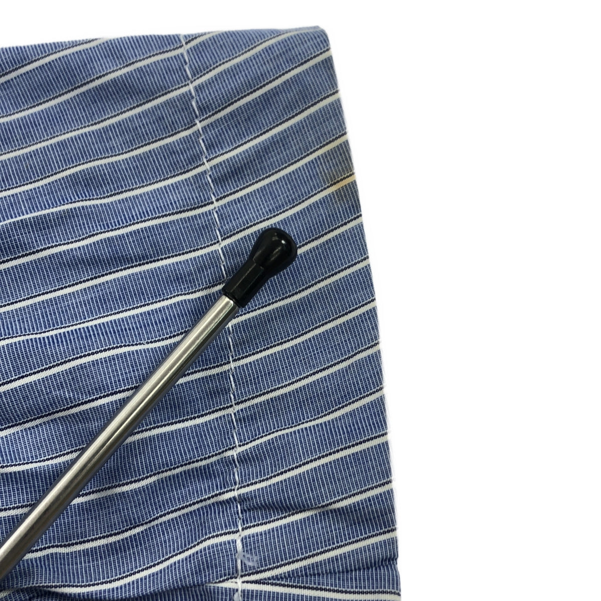 COMME des GARCONS HOMME PLUS | 2008SS | Striped cotton balaclava coat | S | Men's