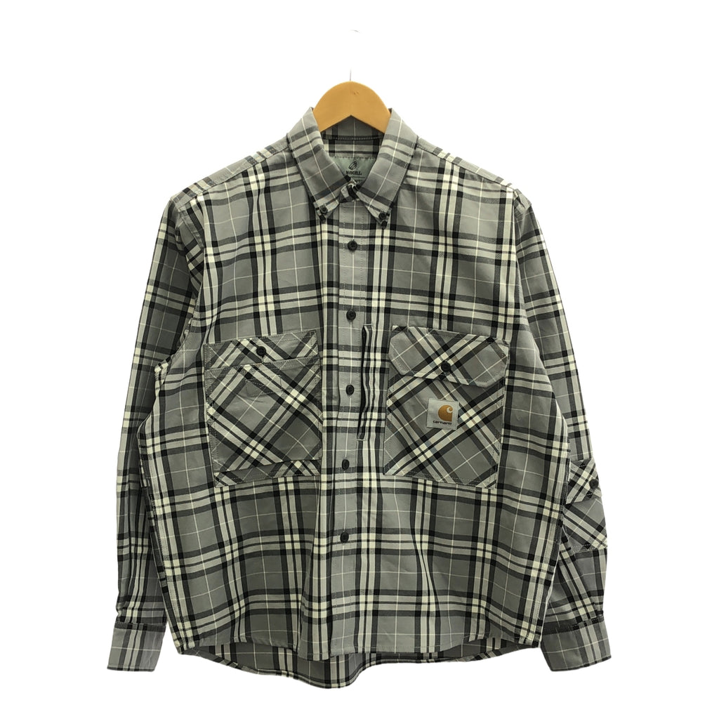 【美品】  Carhartt WIP / カーハートワークインプログレス | 2024AW | ×INVINCIBLE L/S Work Shirt Max インヴィンシブル チェック シャツ | XS | マルチカラー | メンズ