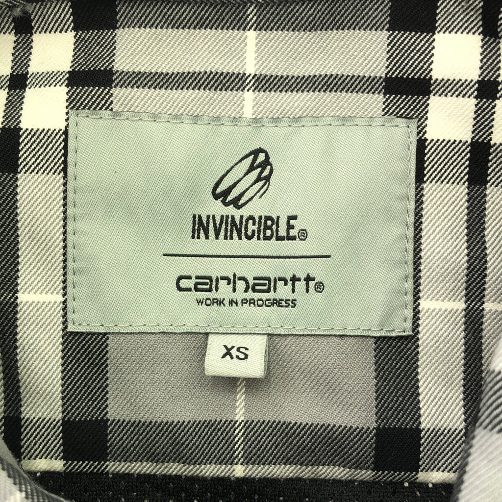 【美品】  Carhartt WIP / カーハートワークインプログレス | 2024AW | ×INVINCIBLE L/S Work Shirt Max インヴィンシブル チェック シャツ | XS | マルチカラー | メンズ