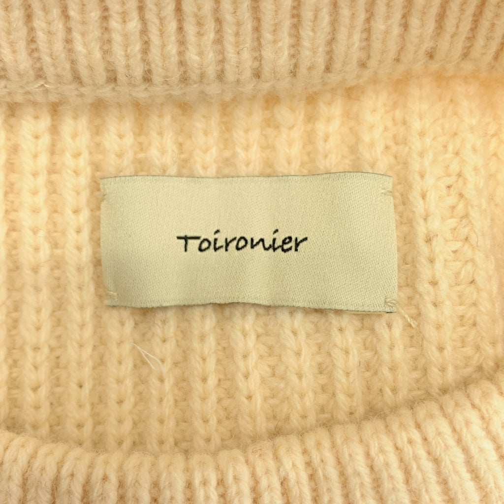 Toironier / トワロニエ | サイドスリット リブニット | F | レディース