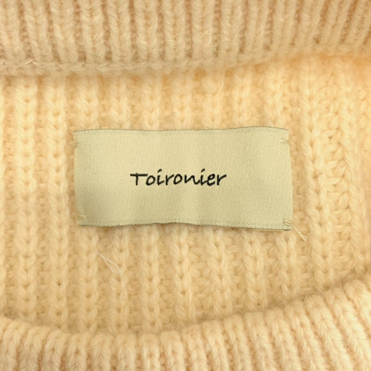 Toironier / トワロニエ | サイドスリット リブニット | F | レディース