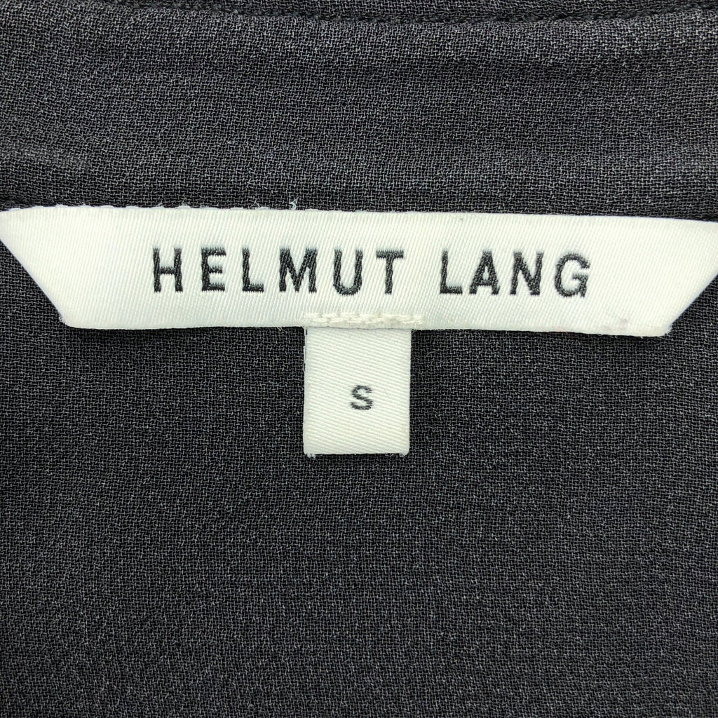 HELMUT LANG / ヘルムートラング | キーネック ノースリーブ レーヨンアセテート ワンピース | S | ブラック | レディース