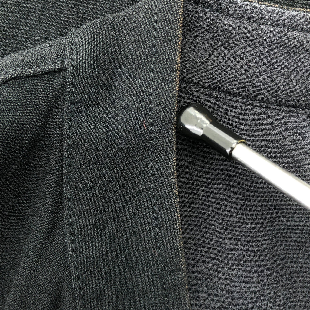 HELMUT LANG / ヘルムートラング | キーネック ノースリーブ レーヨンアセテート ワンピース | S | ブラック | レディース