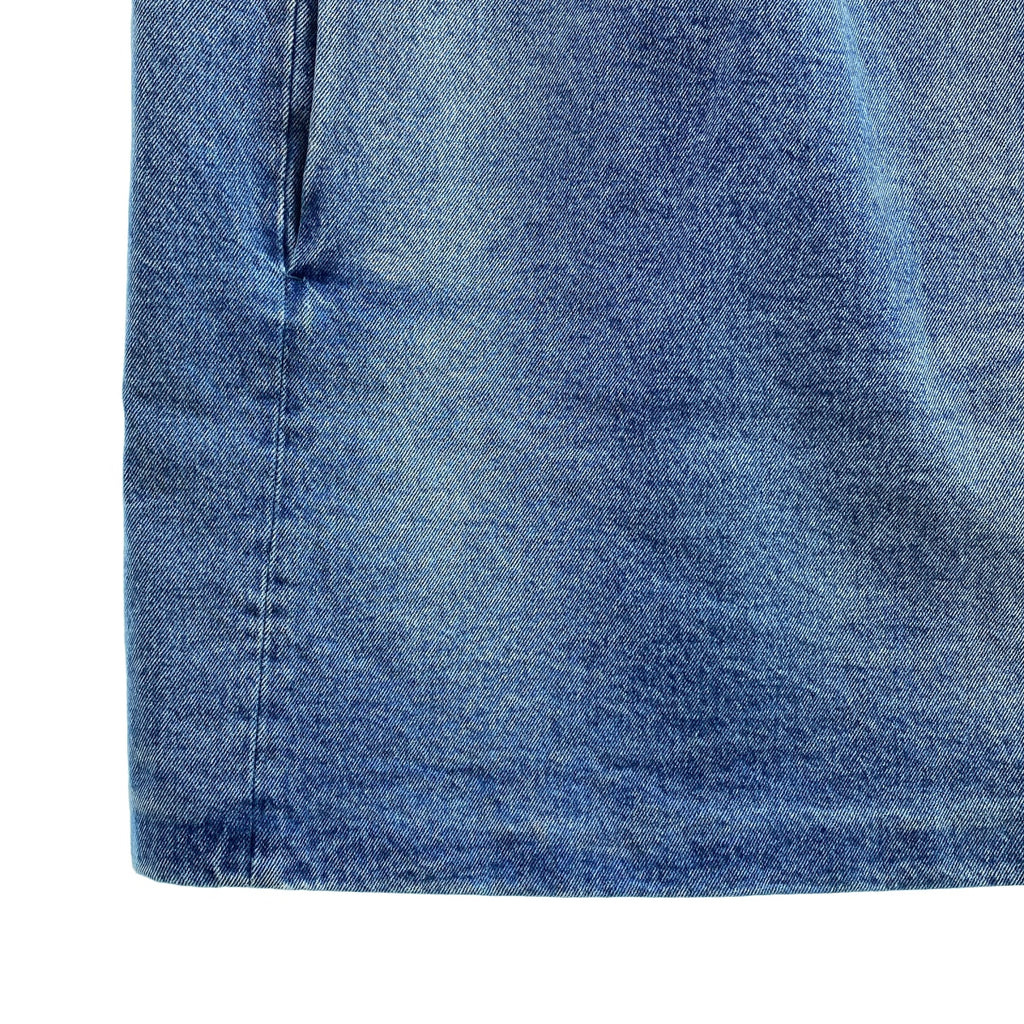 MM6 Maison Margiela / エムエムシックスメゾンマルジェラ | Vネック デニム プルオーバー ワンピース | 40 | レディース