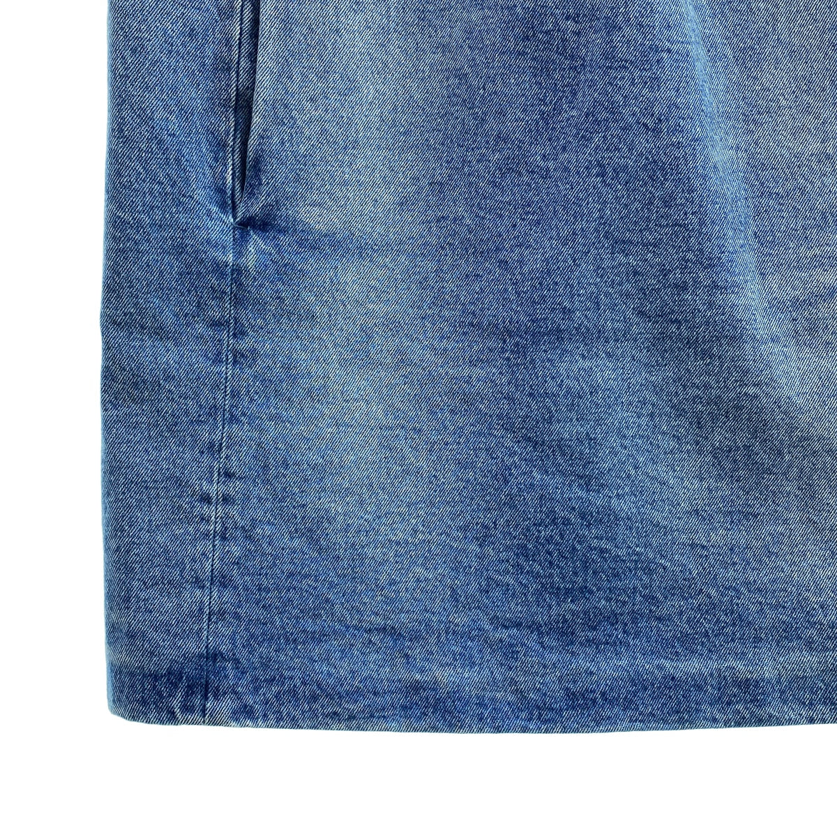 MM6 Maison Margiela / エムエムシックスメゾンマルジェラ | Vネック デニム プルオーバー ワンピース | 40 | レディース